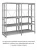 Стеллаж для одежды ТСУ 3/4 (3000х1060х600) УП