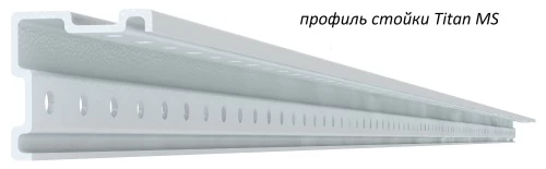 Стеллаж металлический Титан МС-500 1000x1000x300/2