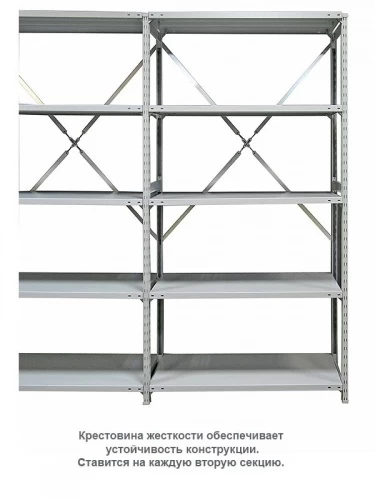 Стеллаж для одежды ТСУ 3/4 (3000х1060х600) П