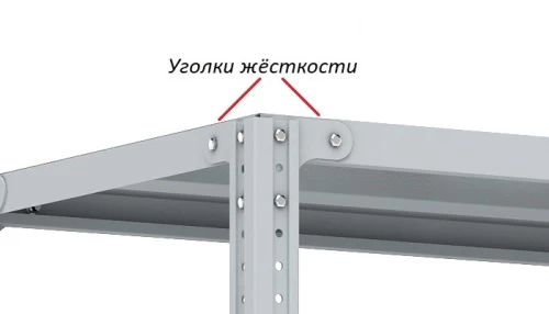 Стеллаж металлический Титан МС-750 1800x1500x400/2